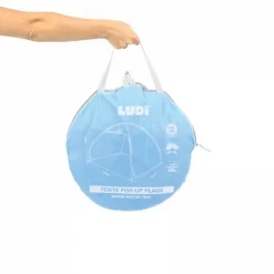 Tente de plage bébé bleue