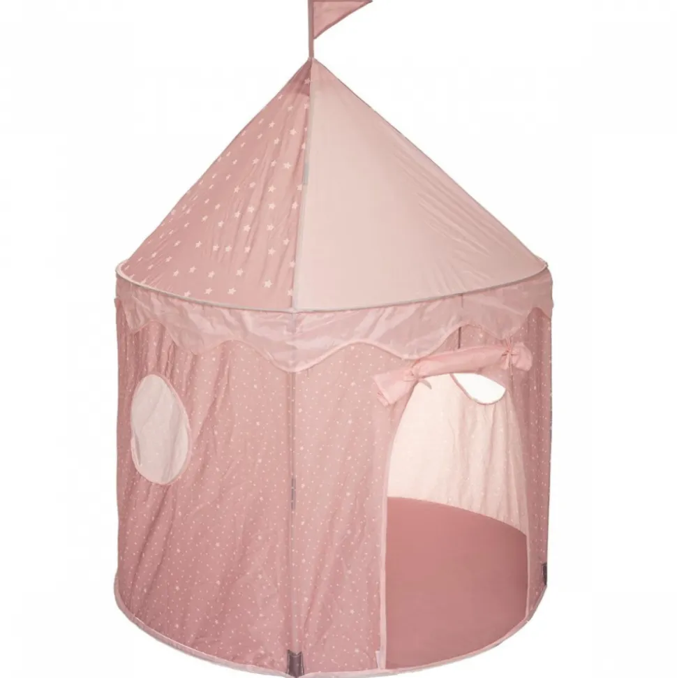 Tente en tissu enfant pop-up rose