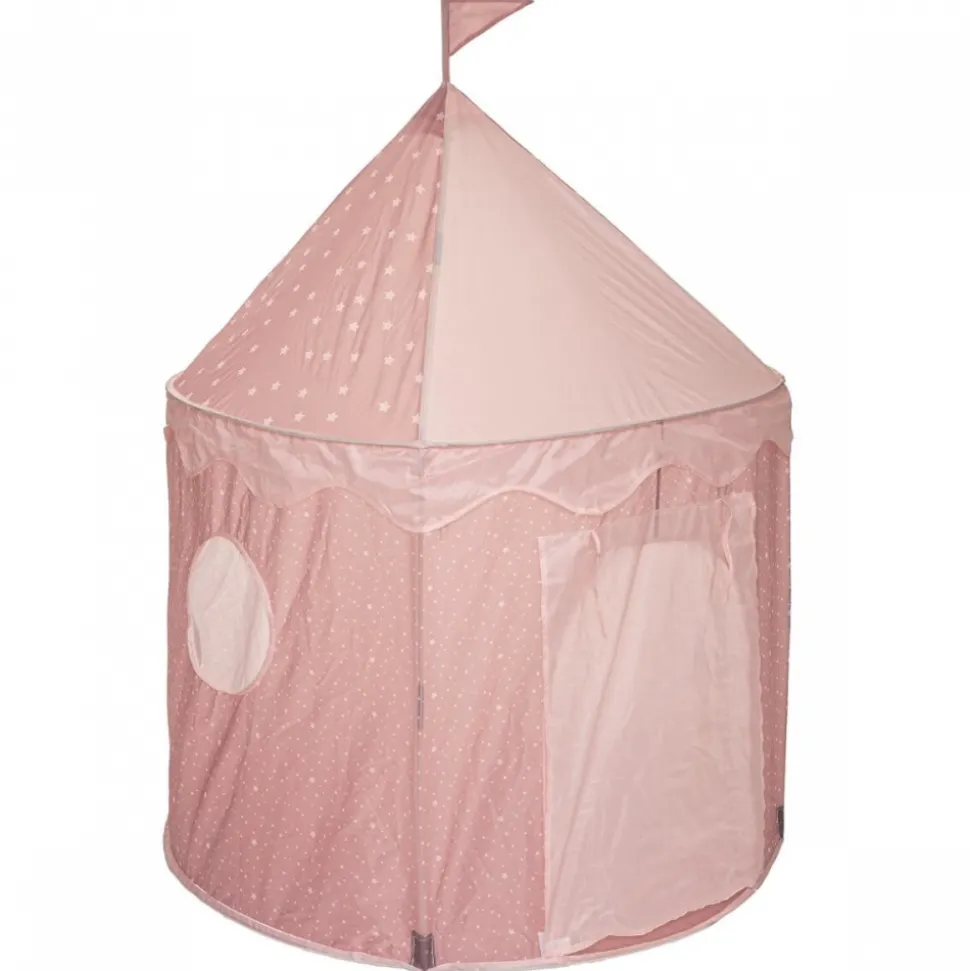 Tente en tissu enfant pop-up rose