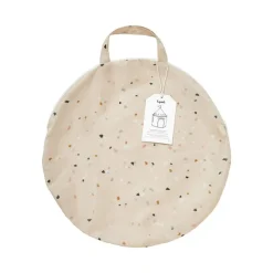 Tente en tissu enfant terrazzo crème