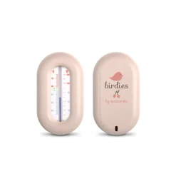 Thermomètre de bain bébé birdies rose