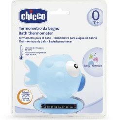 Thermomètre de bain poisson bleu