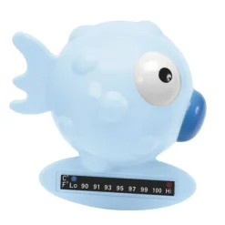 Thermomètre de bain poisson bleu