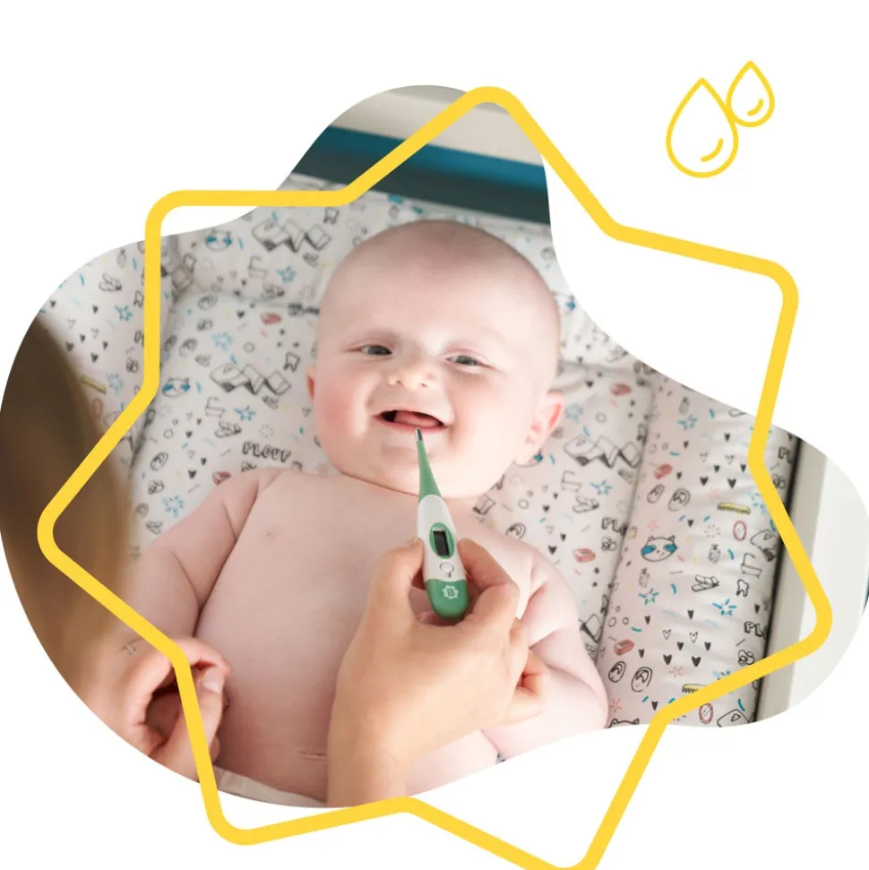Thermomètre médical béné embout souple