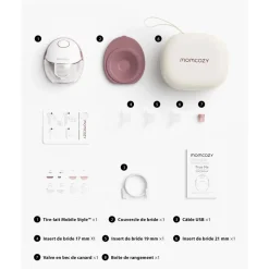 Tire-lait électrique m6 simple mains libres mobile style