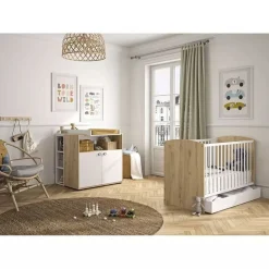 Tiroir de lit pour lit bébé évolutif 70x140 cm arthur