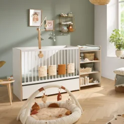 Tiroir pour lit chambre transformable avec roulettes first