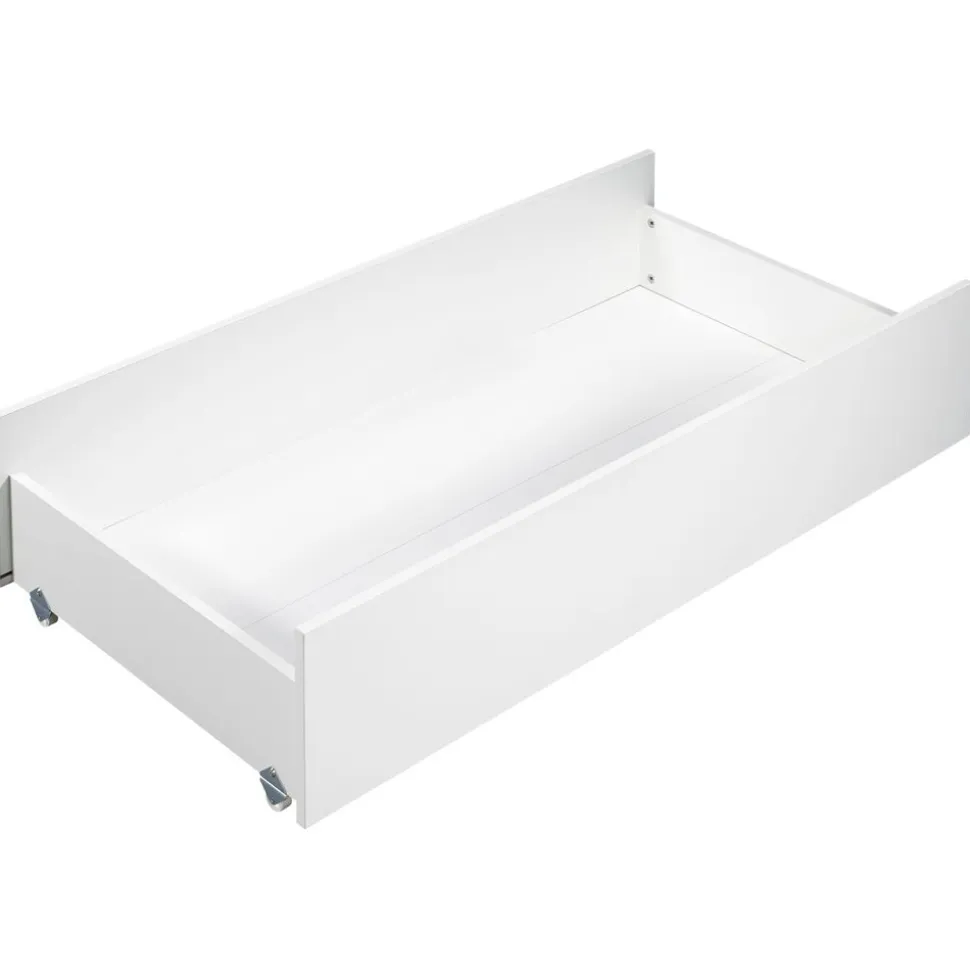 Tiroir pour lit chambre transformable avec roulettes up chêne doré