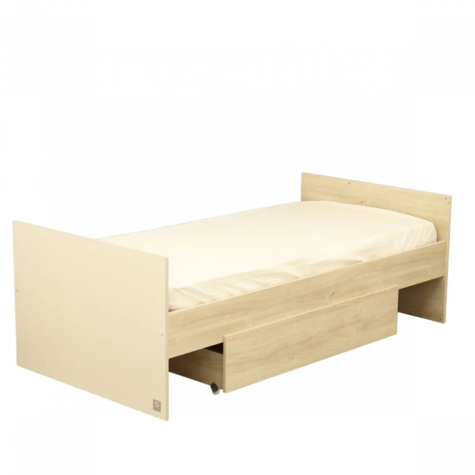Tiroir sur roulettes pour lit transformable melinee