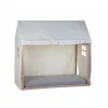 Toile pour lit cabane 70 x 140 cm blanche