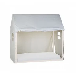 Toile pour lit cabane 70 x 140 cm blanche