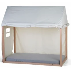 Toile pour lit cabane 70 x 140 cm blanche