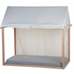 Toile pour lit cabane 70 x 140 cm blanche