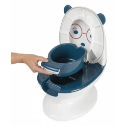 Toilette miniature ours bleu