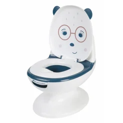 Toilette miniature ours bleu
