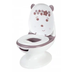 Toilette miniature ours rose