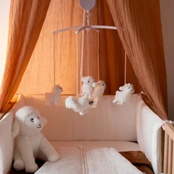 Tour de lit bébé ecru
