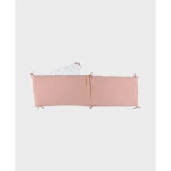 Tour de lit, mousseline bio - fleurs d'antan