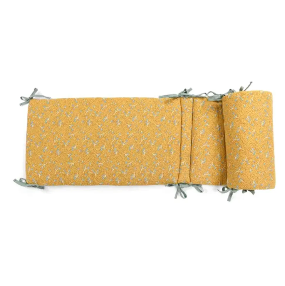 Tour de lit trois petits lapins - ocre