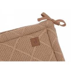 Tour de lit 180 x 30 cm check knit biscuit