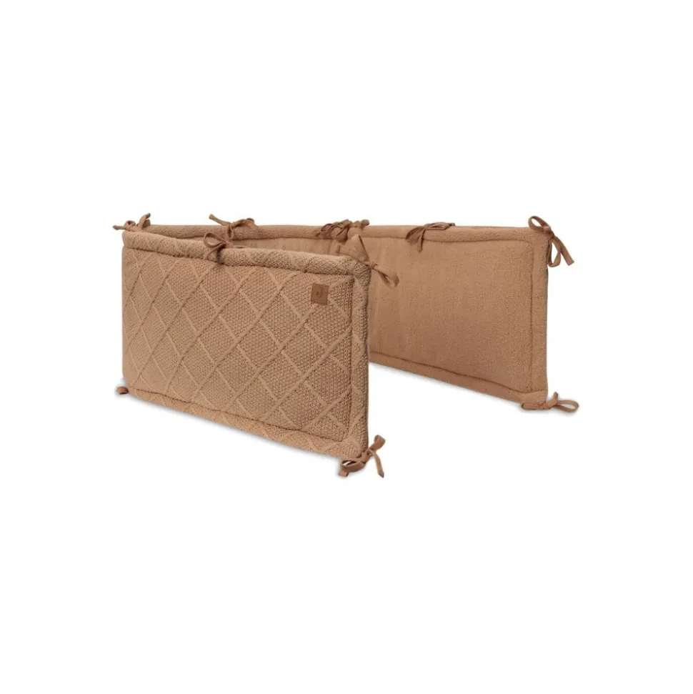 Tour de lit 180 x 30 cm check knit biscuit
