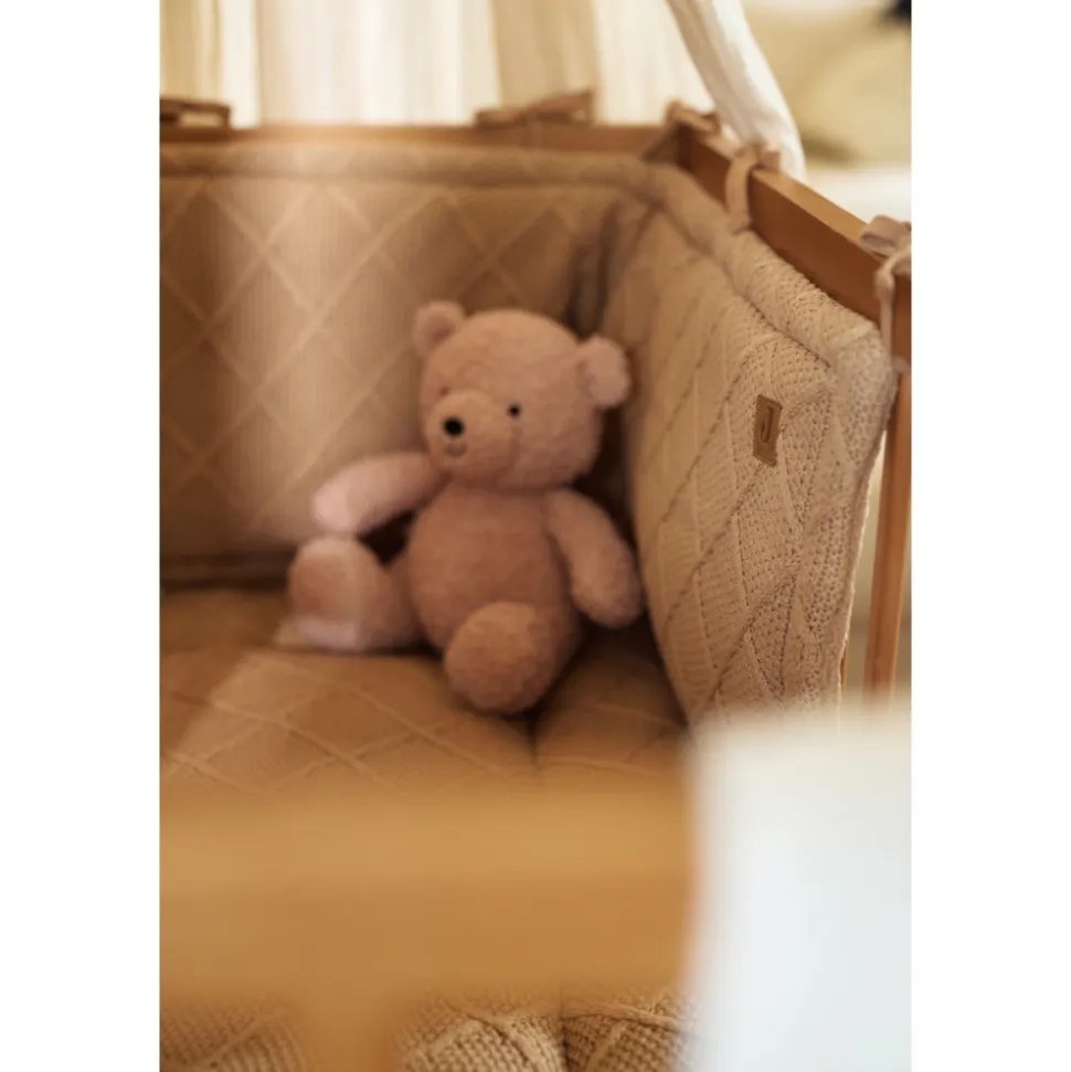 Tour de lit 180 x 30 cm check knit biscuit