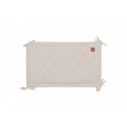 Tour de lit 180 x 30 cm check knit oatmeal