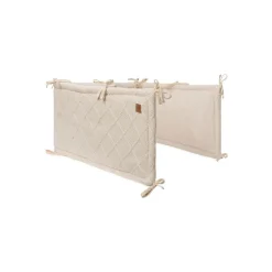 Tour de lit 180 x 30 cm check knit oatmeal