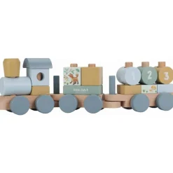 Train à blocs en bois fsc - forest friends