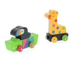 Train des animaux en bois aimantés pour enfant - andy westface