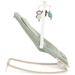 Transat balancelle 2 en 1 avec arche de jeux dreamer strata mist