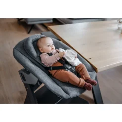 Transat balancelle pour chaise haute alpha+ premium dark grey