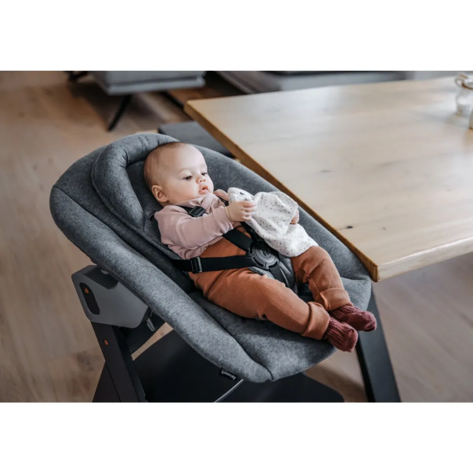 Transat balancelle pour chaise haute alpha+ premium dark grey