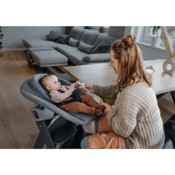 Transat balancelle pour chaise haute alpha+ premium dark grey