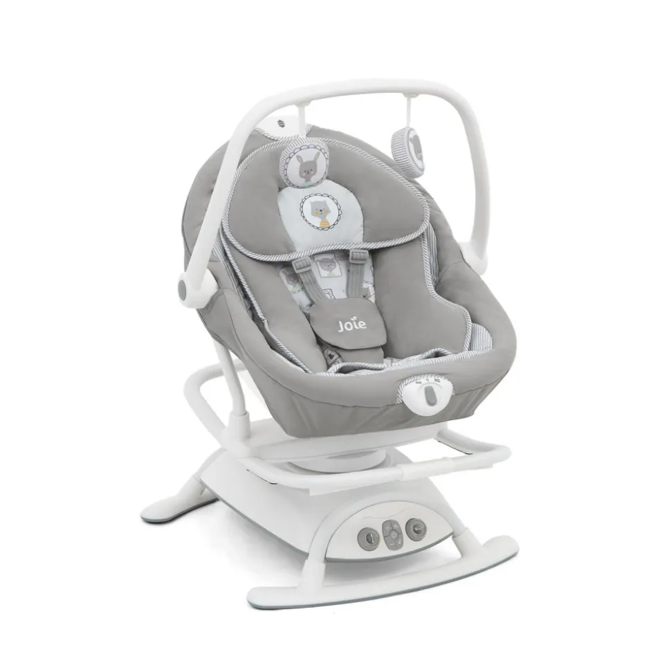 Transat balancelle sansa 2 en 1 portrait gris