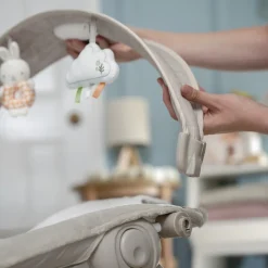 Transat bébé avec arche lumineuse petit lapin