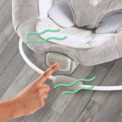 Transat bébé avec arche lumineuse petit lapin