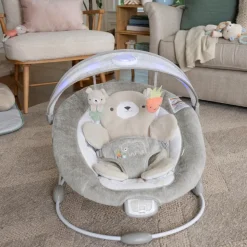 Transat bébé avec arche lumineuse petit ourson
