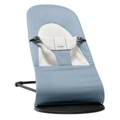 Transat bébé balance soft coton et jersey bleu et gris