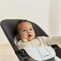 Transat bébé balance soft coton et jersey gris foncé et gris