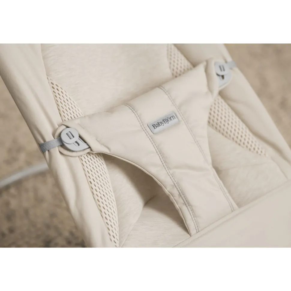 Transat bébé balance soft tissé jersey tri fabric beige clair