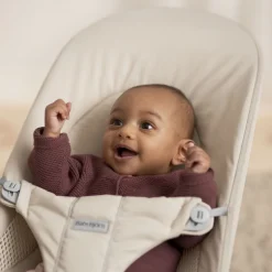 Transat bébé balance soft tissé jersey tri fabric beige clair