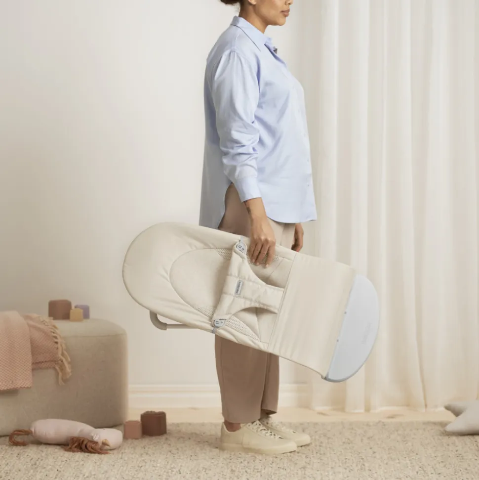 Transat bébé balance soft tissé jersey tri fabric beige clair