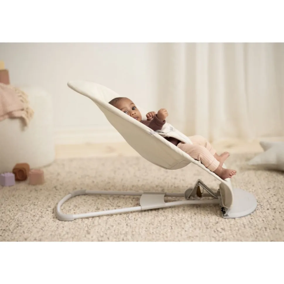 Transat bébé balance soft tissé jersey tri fabric beige clair