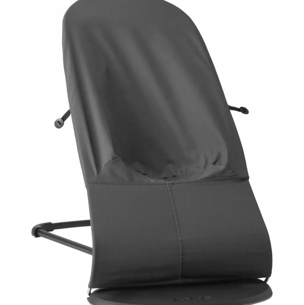 Transat bébé balance soft tissé jersey tri fabric gris foncé