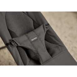 Transat bébé balance soft tissé jersey tri fabric gris foncé