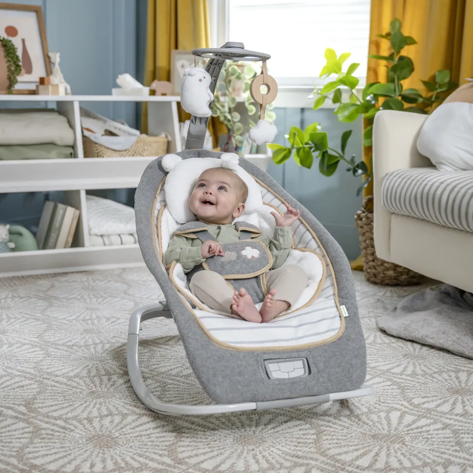 Transat bébé à bascule bella teddy