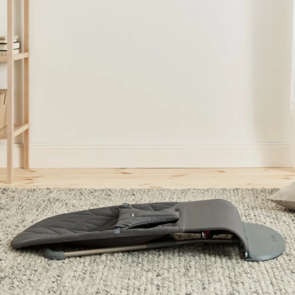 Transat bébé bliss coton matelassé pétale anthracite