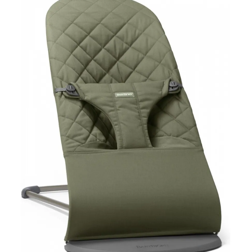 Transat bébé bliss coton matelassé classique vert foncé
