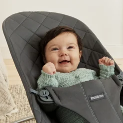 Transat bébé bliss coton matelassé classique anthracite